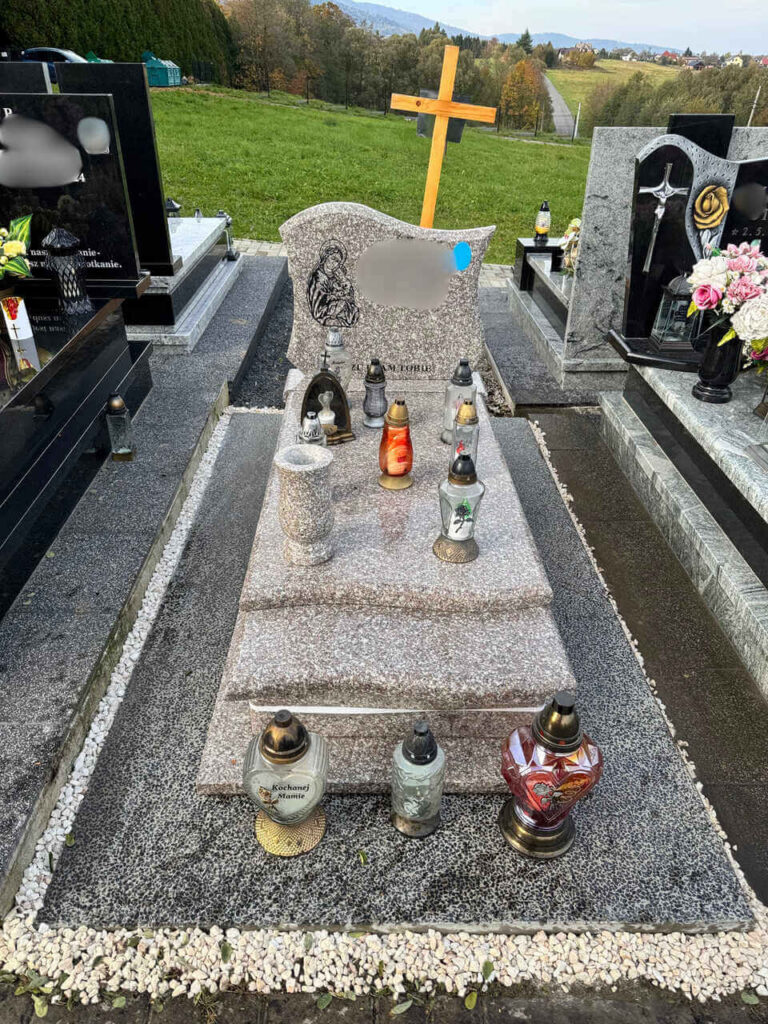 Pojedyczne Nagrobek Granitowy Katowice 